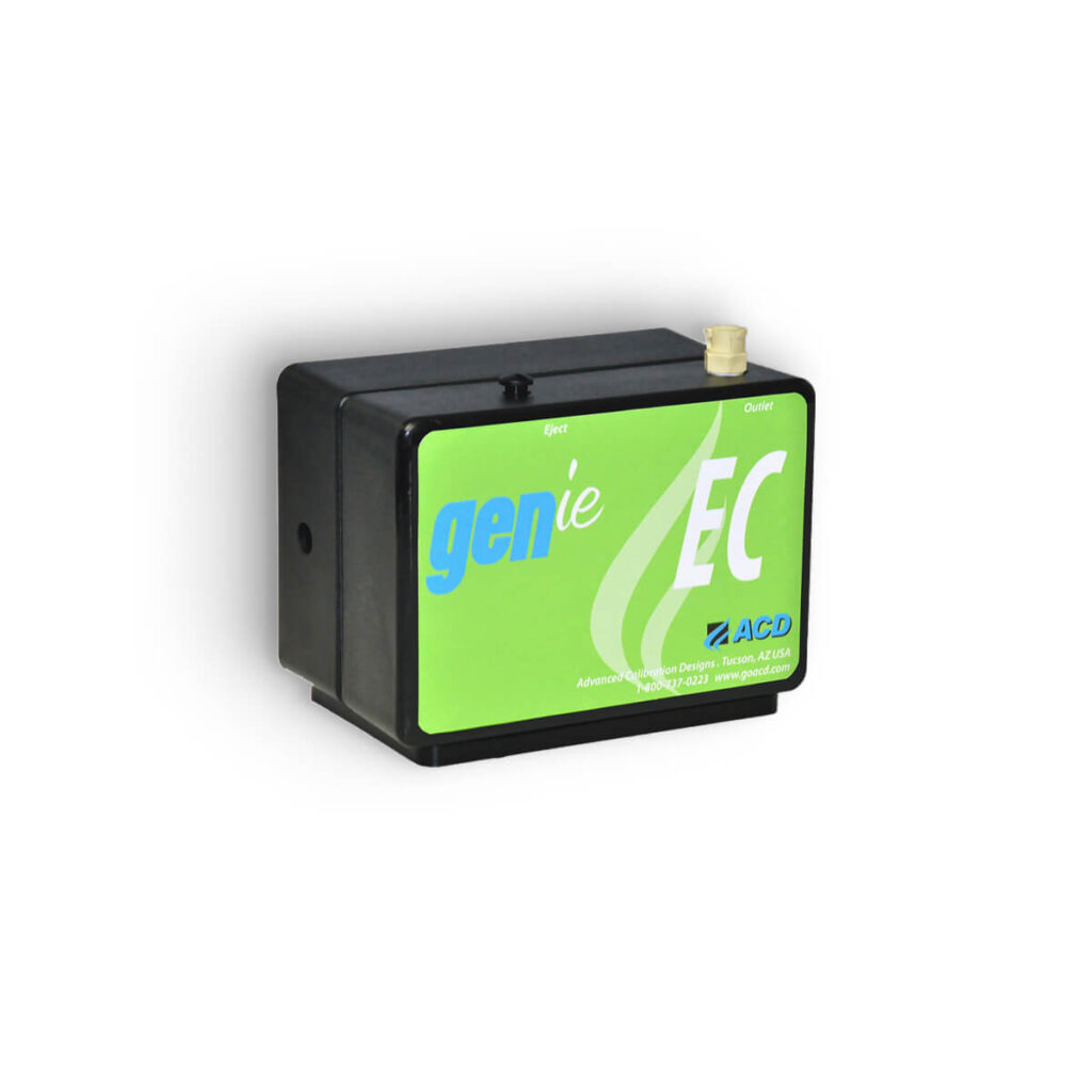 genie ec calibration gas instrument