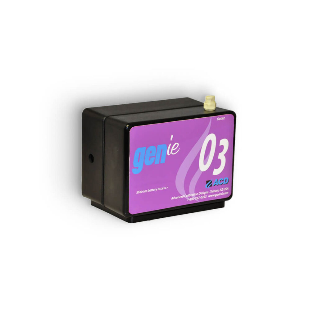 genie o3 ozone calibration gas instrument